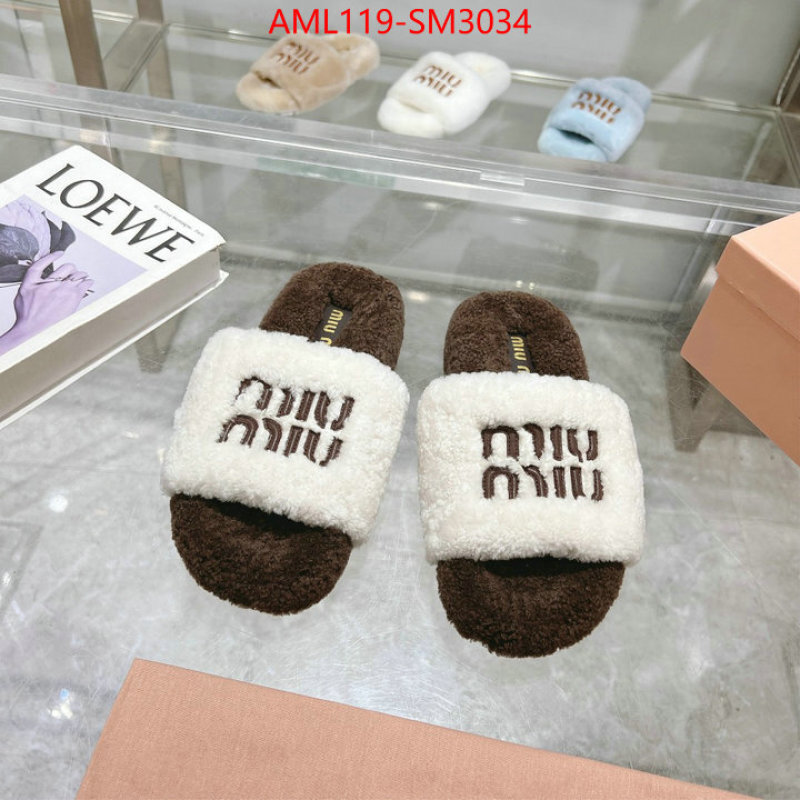 Women Shoes-Miu Miu designer 1:1 replica ID: SM3034 $: 119USD