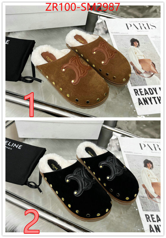 Women Shoes-CELINE 2024 aaaaa replica customize ID: SM2987 $: 100USD