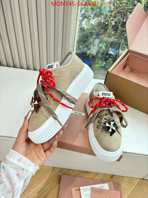 Women Shoes-Miu Miu aaaaa replica ID: SK8327 $: 145USD