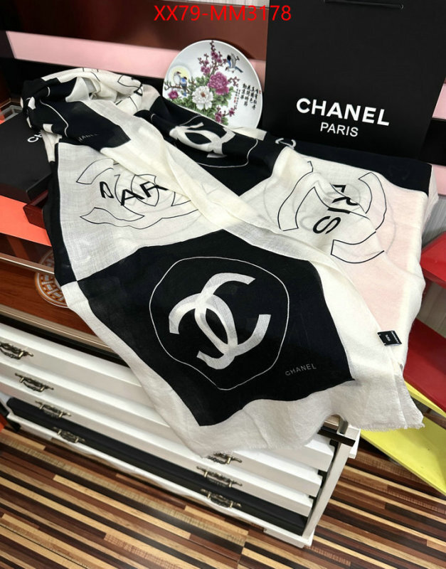Scarf-Chanel best luxury replica ID: MM3178 $: 79USD