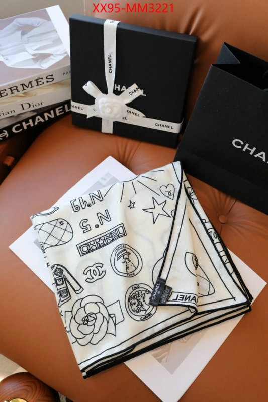 Scarf-Chanel high quality designer replica ID: MM3221 $: 95USD