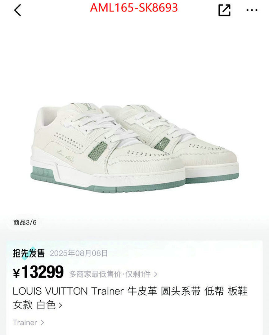 Men Shoes-LV ID: SK8693 $: 165USD