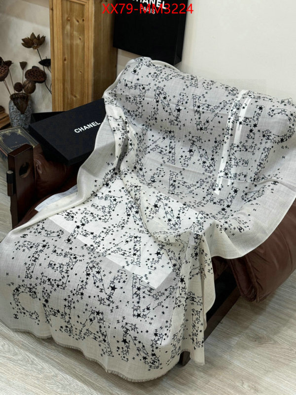 Scarf-Chanel shop ID: MM3224 $: 79USD