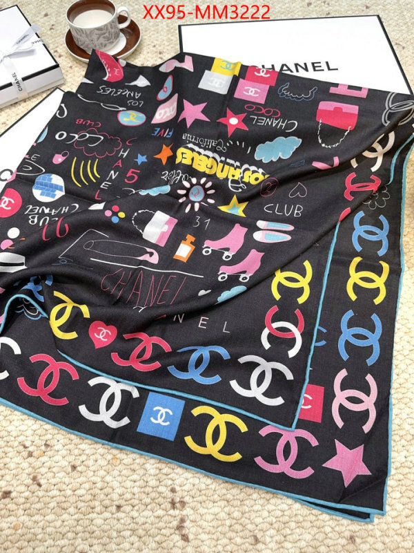 Scarf-Chanel what best replica sellers ID: MM3222 $: 95USD