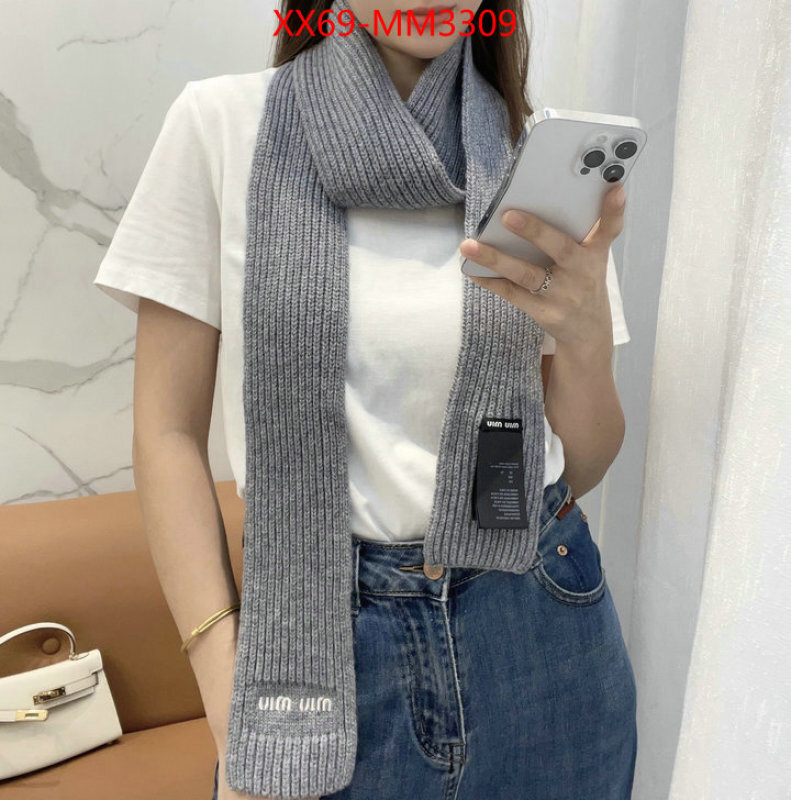 Scarf-Miu Miu quality aaaaa replica ID: MM3309 $: 69USD
