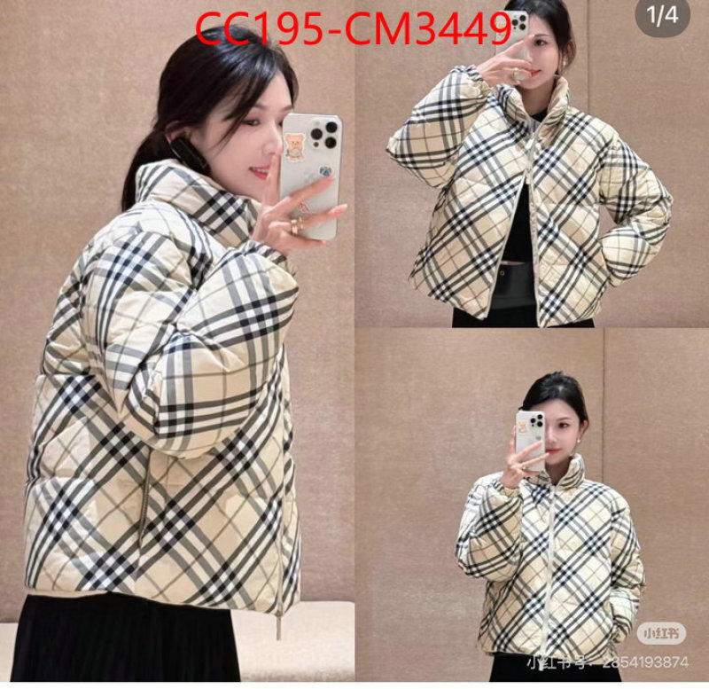 Down jacket Women-Burberry buy aaaaa cheap ID: CM3449 $: 195USD