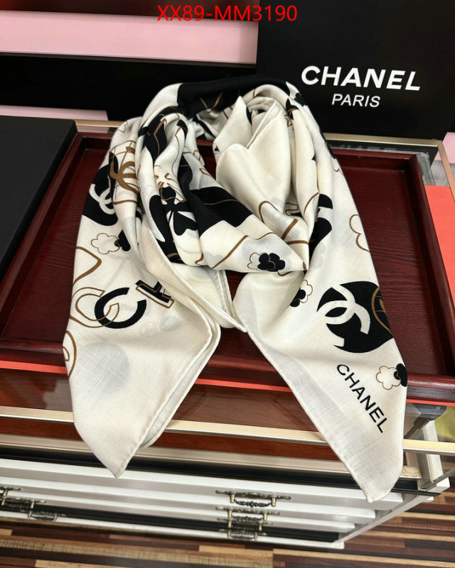 Scarf-Chanel replica best ID: MM3190 $: 89USD