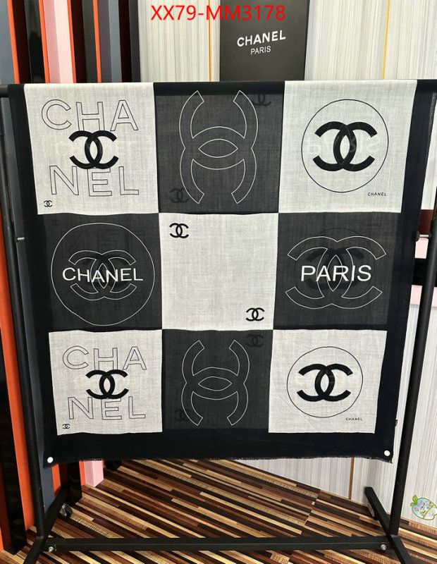Scarf-Chanel best luxury replica ID: MM3178 $: 79USD