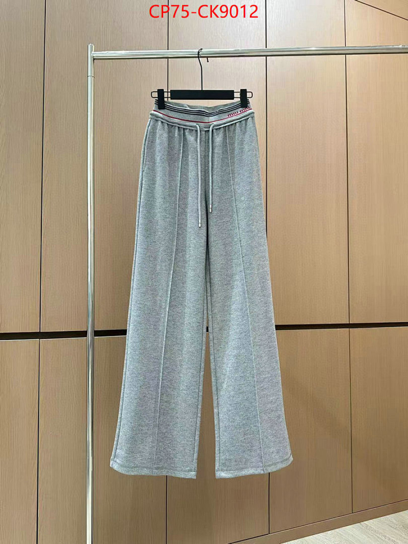 Clothing-MIU MIU ID: CK9012 $: 75USD