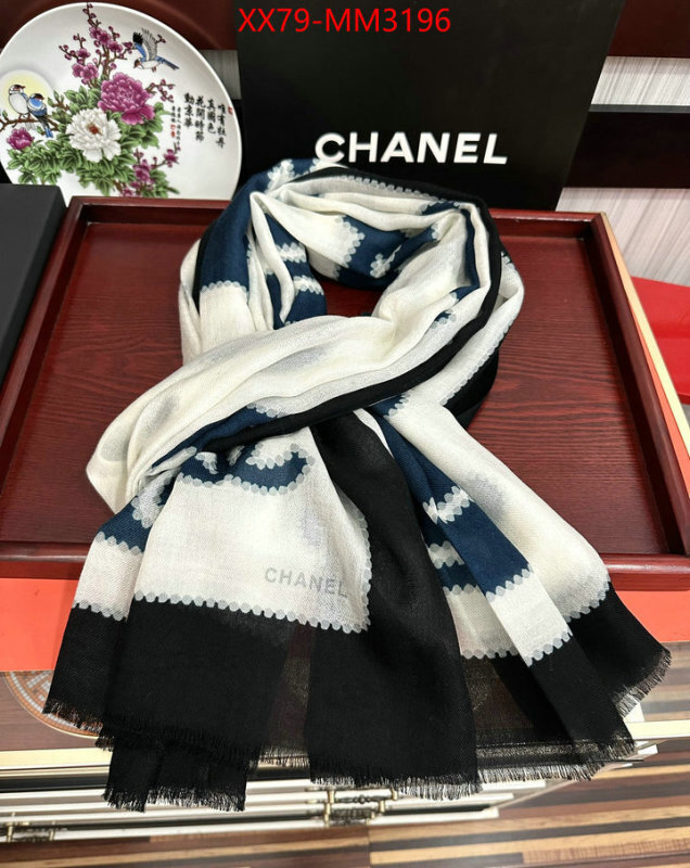 Scarf-Chanel what's the best to buy replica ID: MM3196 $: 79USD