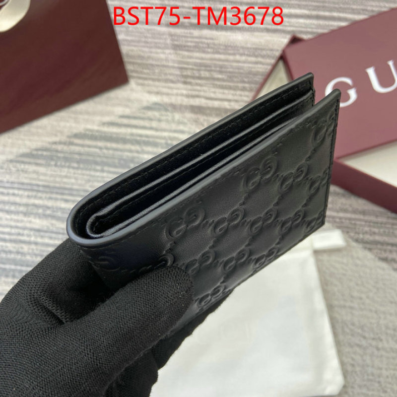 Gucci Bags(TOP)-Wallet- ID: TM3678 $: 75USD,