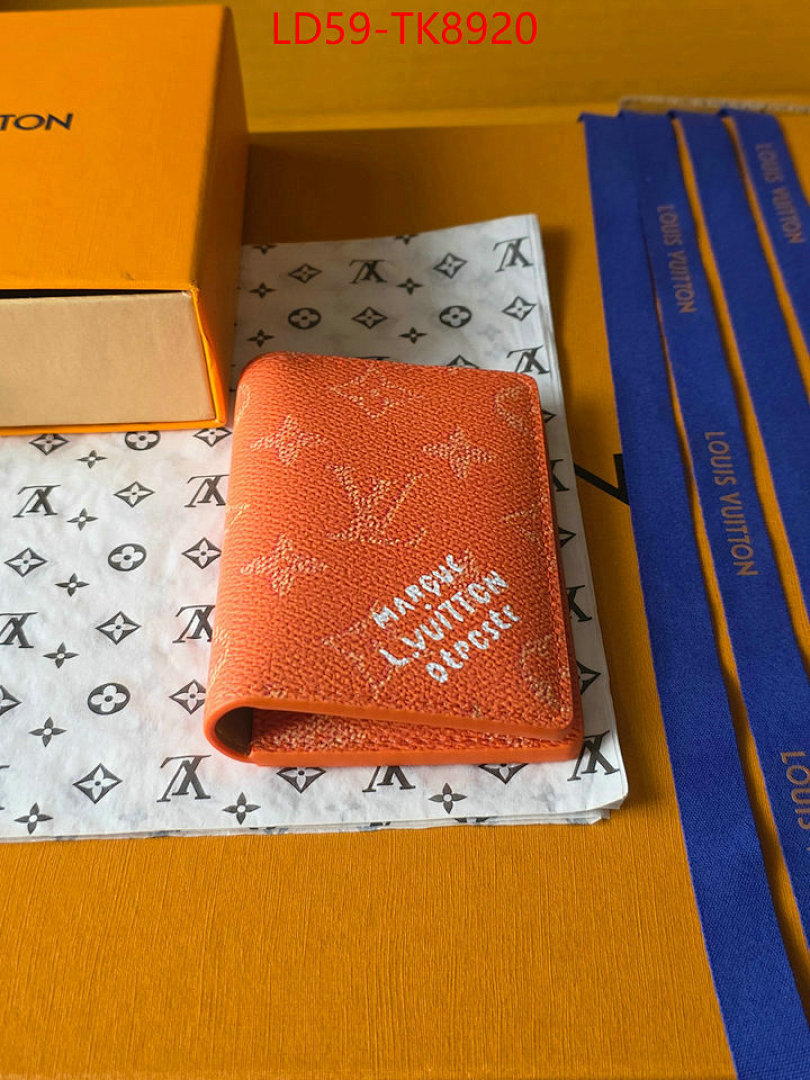 LV Bags(TOP)-Wallet ID: TK8920 $: 59USD,