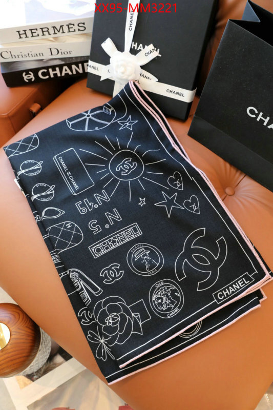 Scarf-Chanel high quality designer replica ID: MM3221 $: 95USD