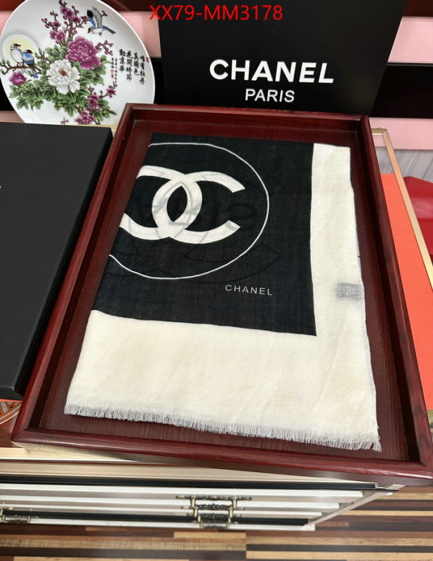Scarf-Chanel best luxury replica ID: MM3178 $: 79USD