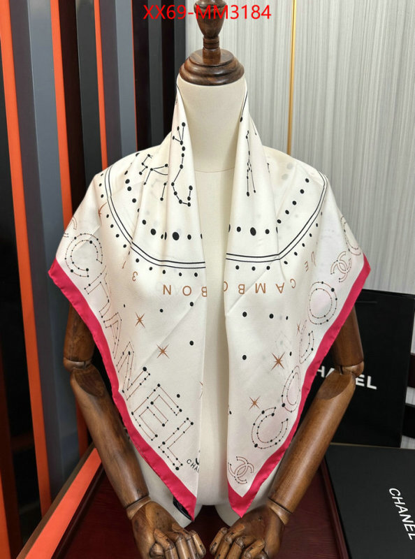 Scarf-Chanel high quality designer replica ID: MM3184 $: 69USD