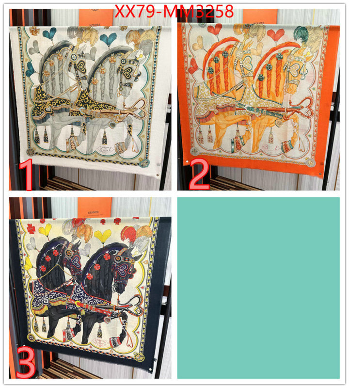 Scarf-Hermes buy cheap replica ID: MM3258 $: 79USD