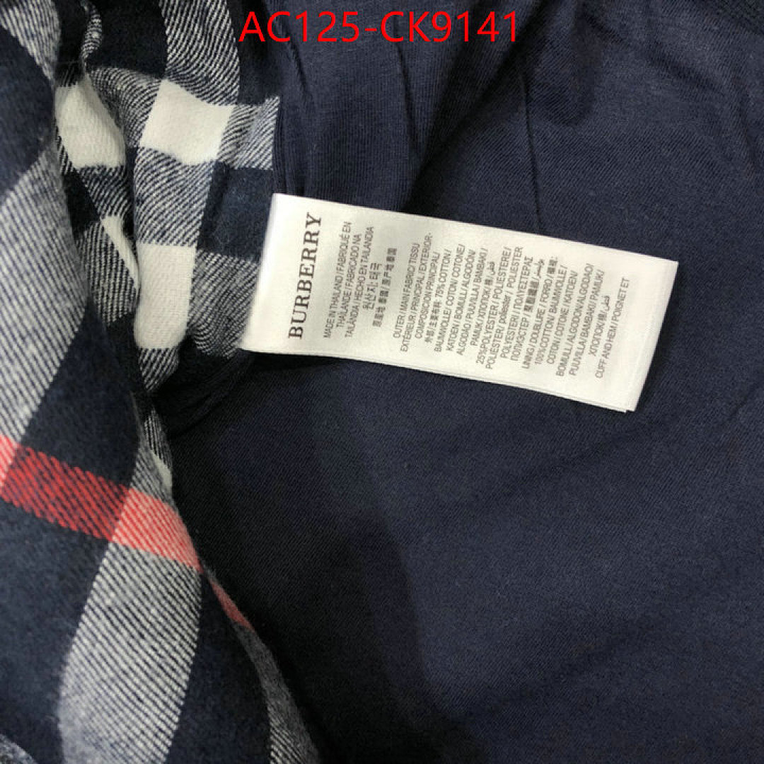 Clothing-Burberry ID: CK9141 $: 125USD