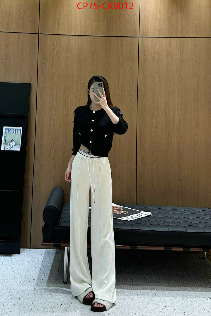 Clothing-MIU MIU ID: CK9012 $: 75USD