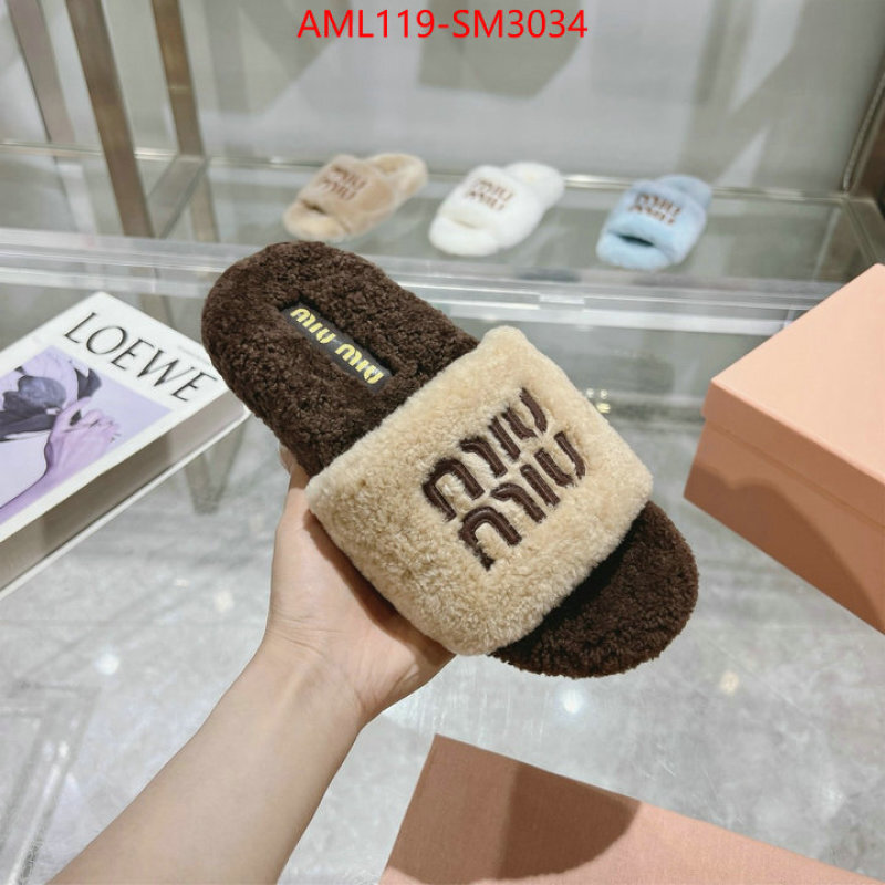 Women Shoes-Miu Miu designer 1:1 replica ID: SM3034 $: 119USD