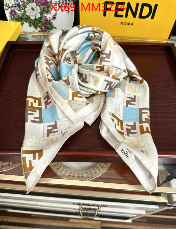 Scarf-Fendi top quality fake ID: MM3234 $: 69USD