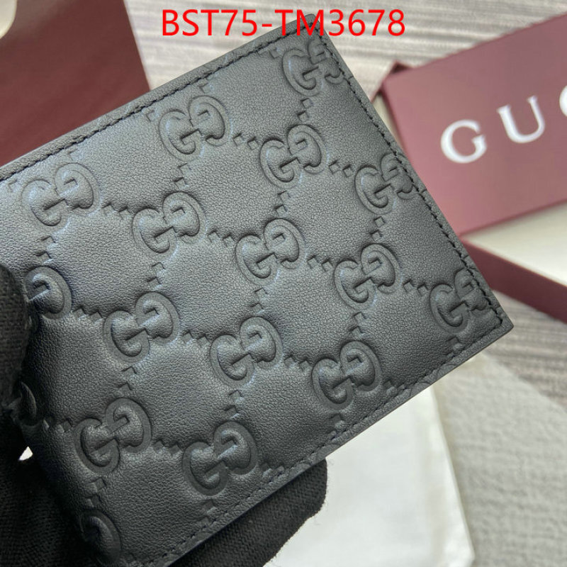 Gucci Bags(TOP)-Wallet- ID: TM3678 $: 75USD,