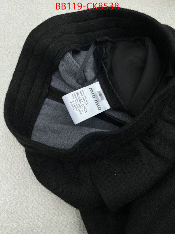 Clothing-MIU MIU ID: CK8538 $: 119USD