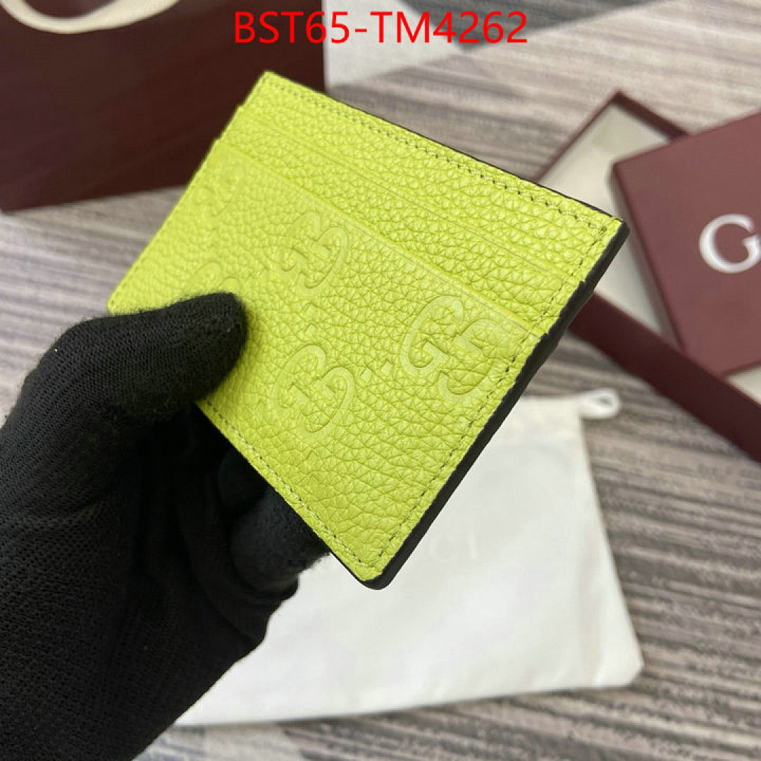 Gucci Bags(TOP)-Wallet- ID: TM4262 $: 65USD,
