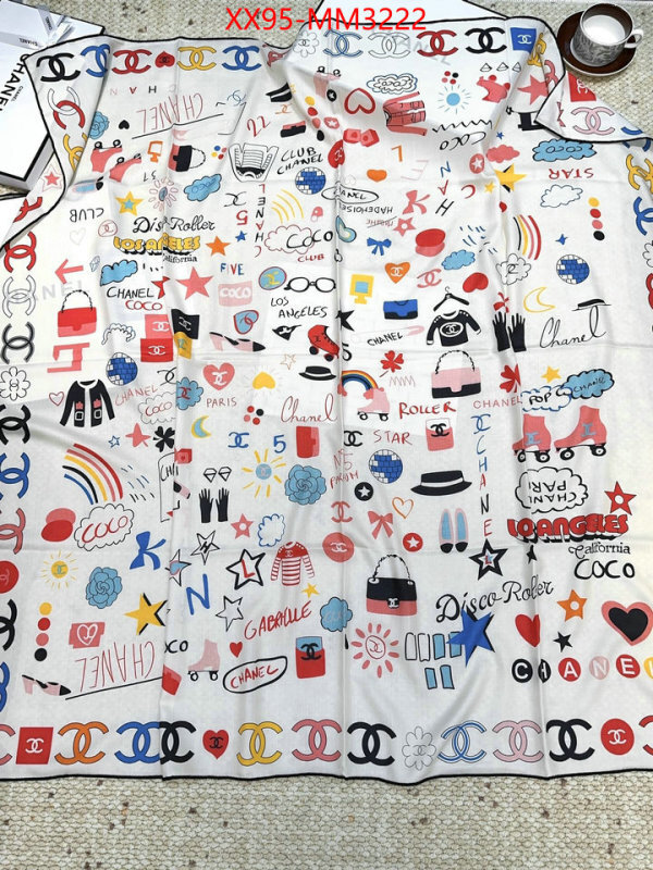 Scarf-Chanel what best replica sellers ID: MM3222 $: 95USD