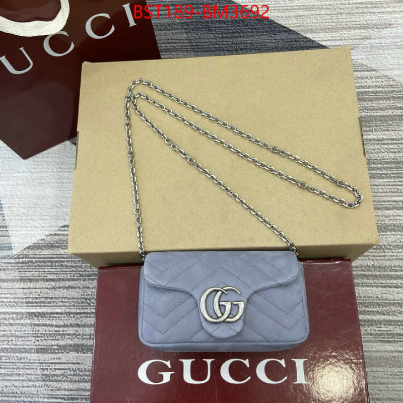 Gucci Bags(TOP)-Marmont ID: BM3692 $: 189USD,