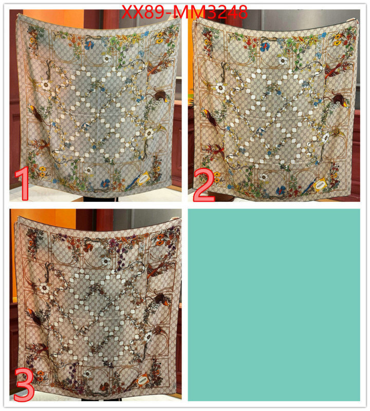 Scarf-Gucci the best quality replica ID: MM3248 $: 89USD