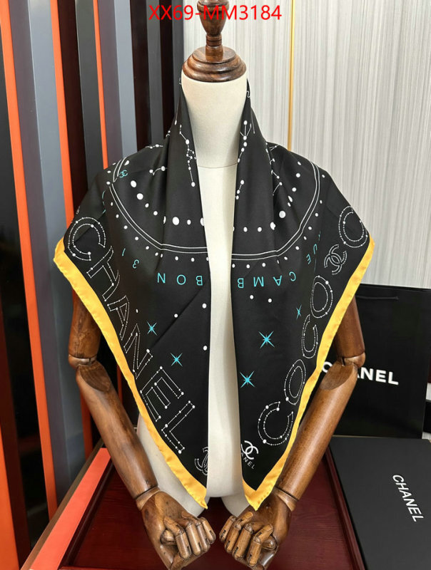 Scarf-Chanel high quality designer replica ID: MM3184 $: 69USD