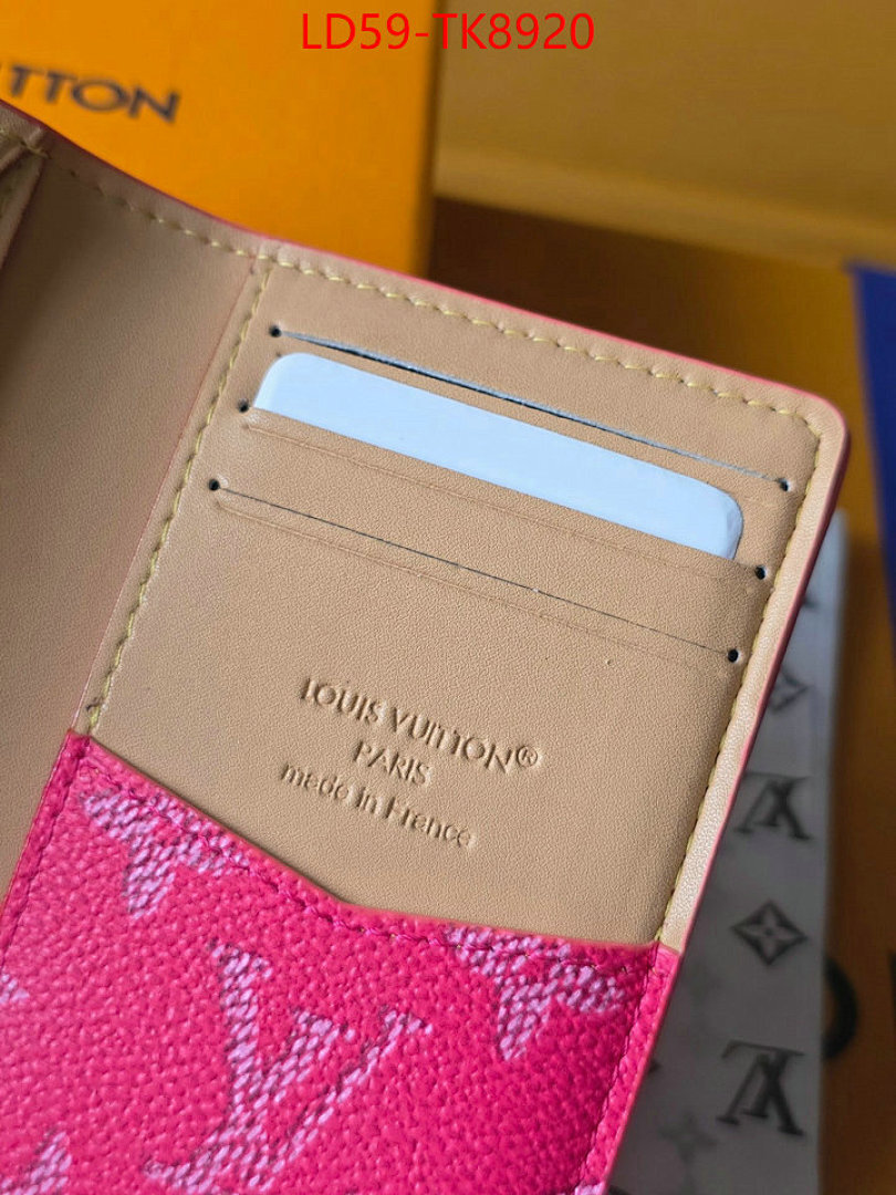 LV Bags(TOP)-Wallet ID: TK8920 $: 59USD,