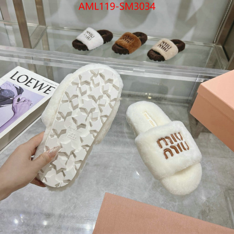 Women Shoes-Miu Miu designer 1:1 replica ID: SM3034 $: 119USD