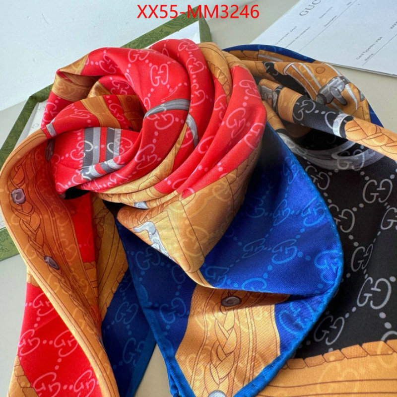 Scarf-Gucci outlet 1:1 replica ID: MM3246 $: 55USD