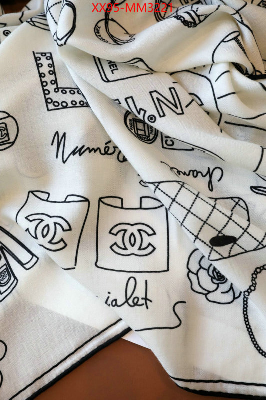 Scarf-Chanel high quality designer replica ID: MM3221 $: 95USD