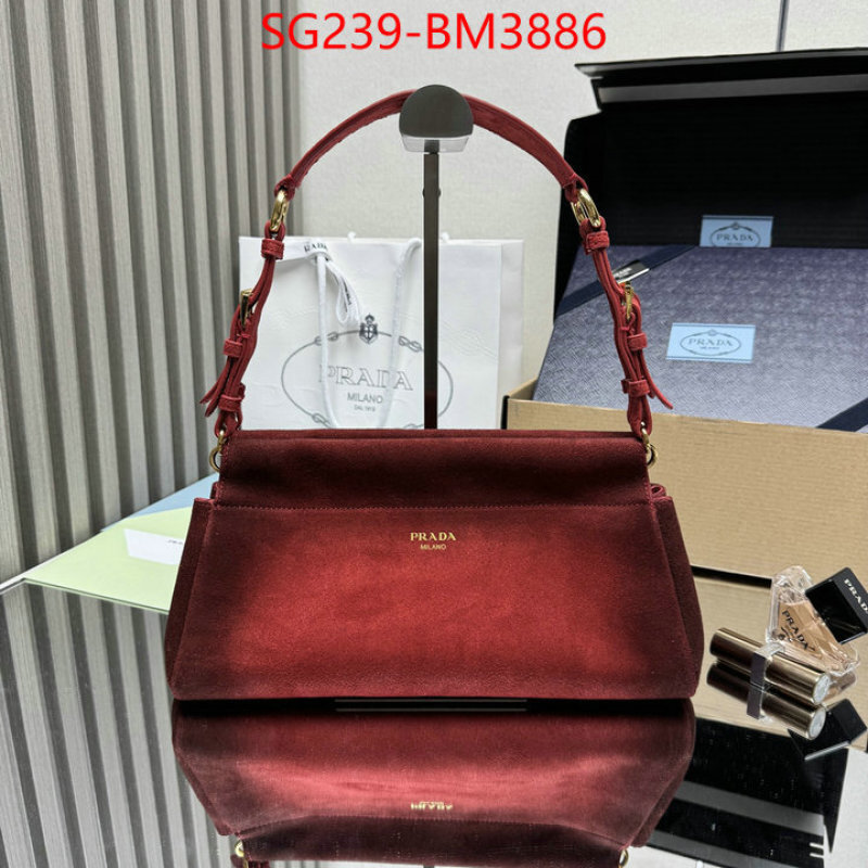 Prada Bags(TOP)-Handbag- ID: BM3886 $: 239USD,