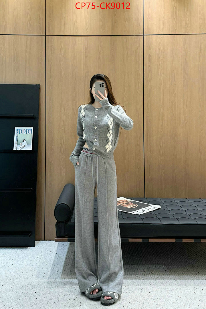 Clothing-MIU MIU ID: CK9012 $: 75USD