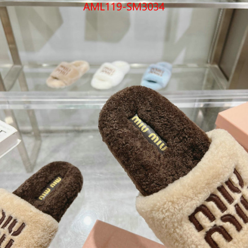 Women Shoes-Miu Miu designer 1:1 replica ID: SM3034 $: 119USD