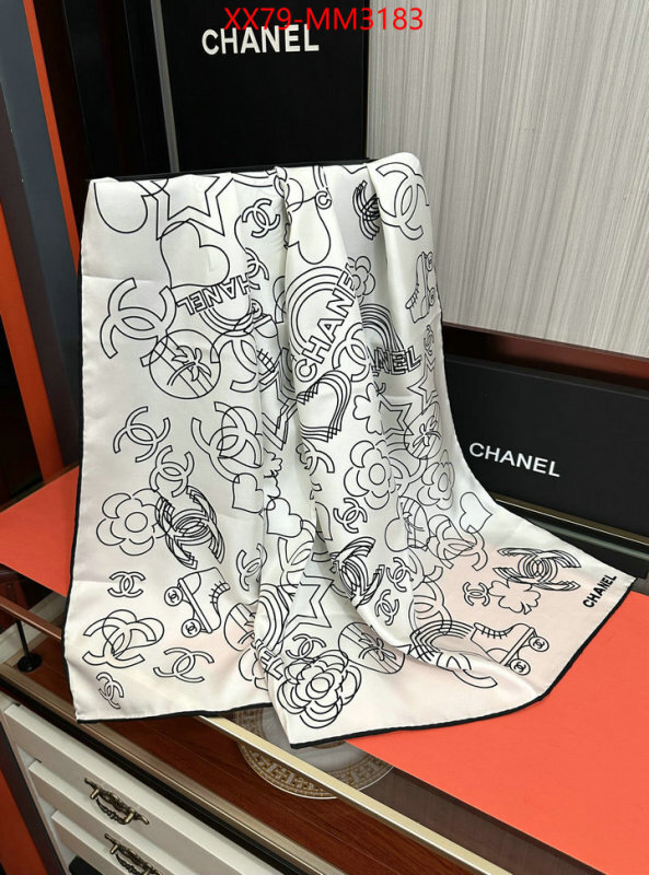 Scarf-Chanel luxury shop ID: MM3183 $: 79USD