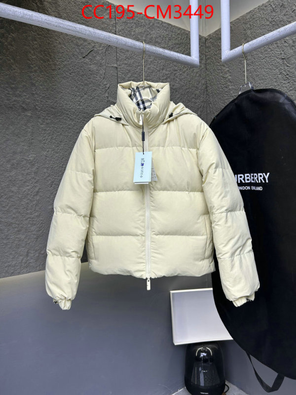 Down jacket Women-Burberry buy aaaaa cheap ID: CM3449 $: 195USD