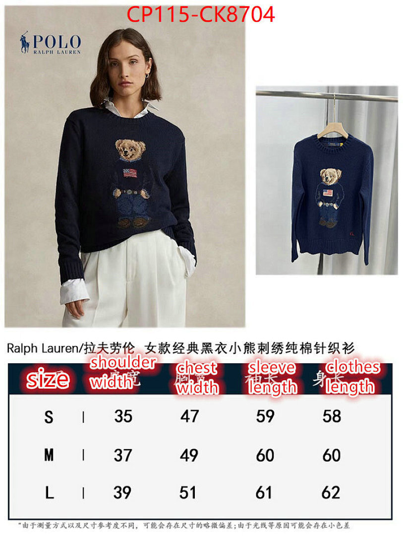 Clothing-Ralph Lauren ID: CK8704 $: 115USD