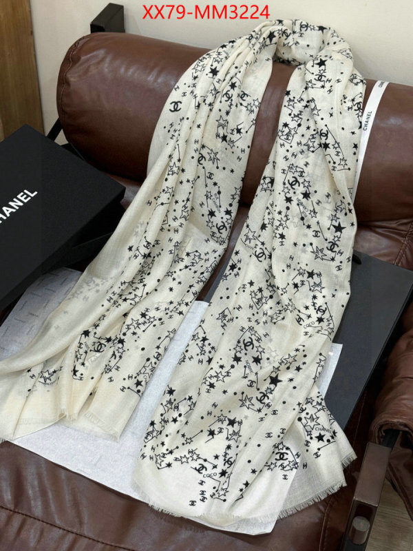 Scarf-Chanel shop ID: MM3224 $: 79USD