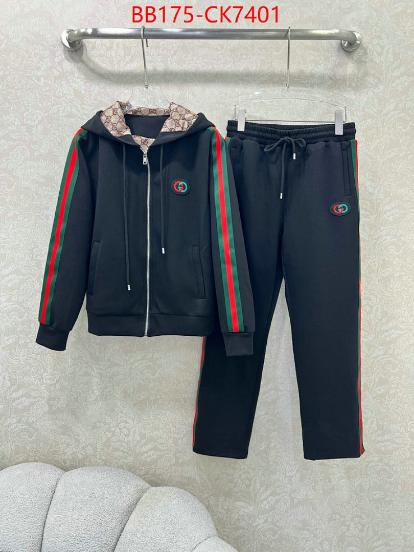 Clothing Set-Gucci ID: CK7401 $: 175USD