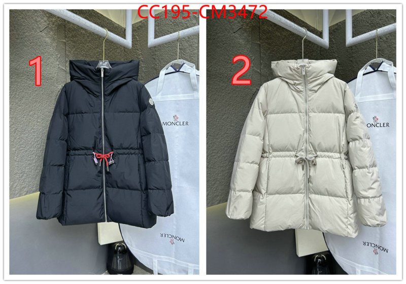Down jacket Women-Moncler buy aaaaa cheap ID: CM3472 $: 195USD