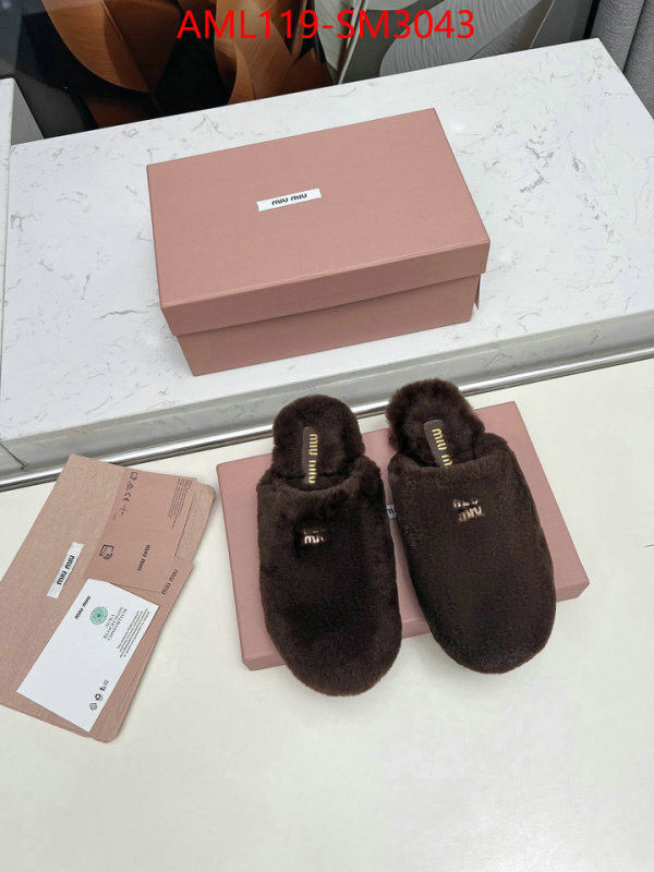 Women Shoes-Miu Miu what 1:1 replica ID: SM3043 $: 119USD