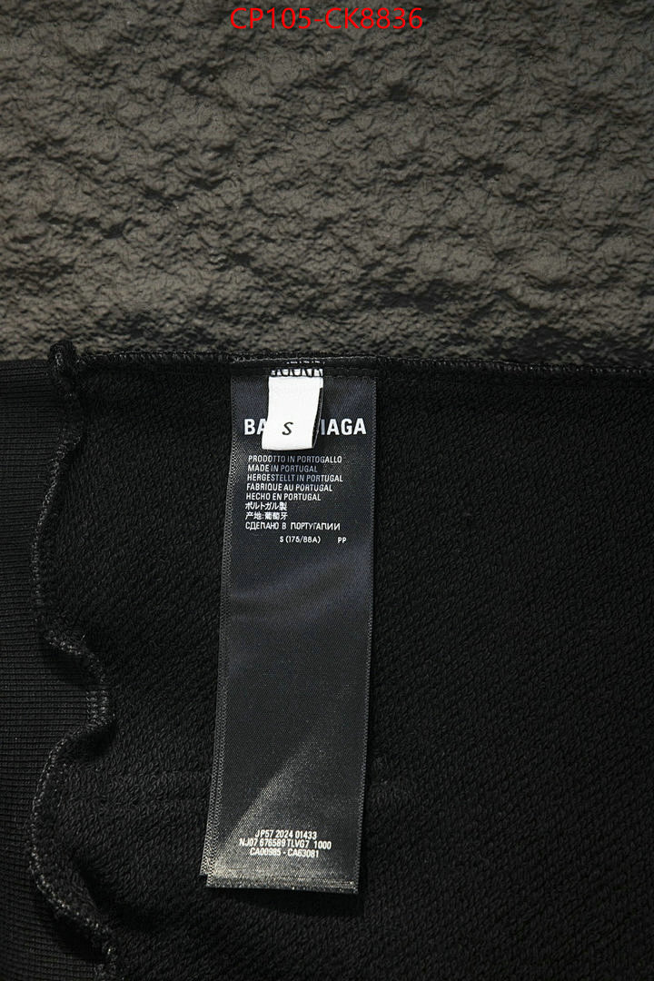 Clothing-Balenciaga ID: CK8836 $: 105USD