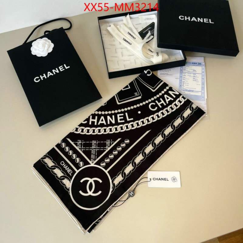 Scarf-Chanel best website for replica ID: MM3214 $: 55USD