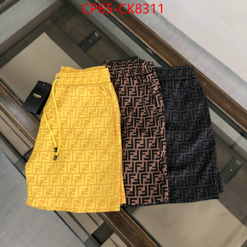 Beach Shorts-Fendi can you buy knockoff ID: CK8311 $: 65USD