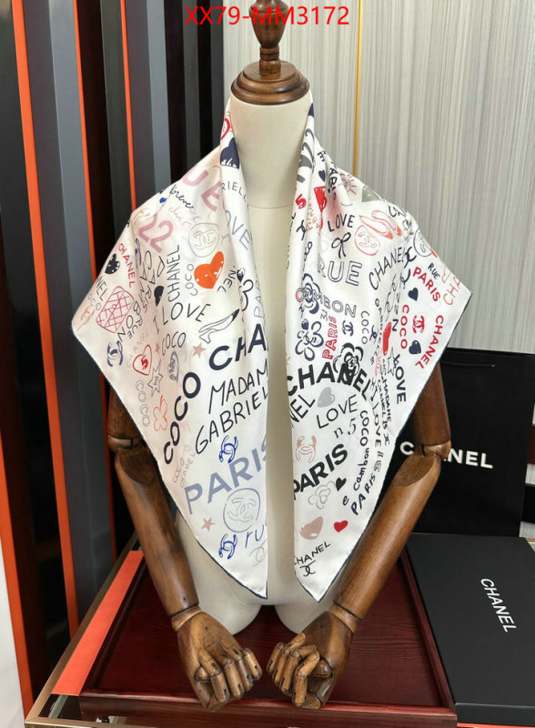 Scarf-Chanel buy high quality cheap hot replica ID: MM3172 $: 79USD