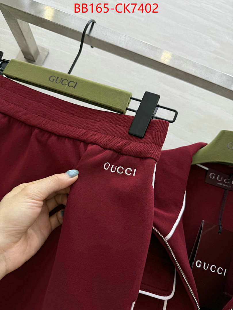 Clothing Set-Gucci ID: CK7402 $: 165USD